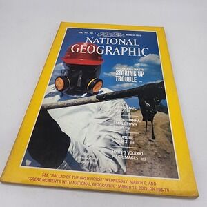 National Geographic Magazine March 1985 No  Insert
